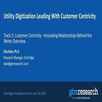 Customer Centricity