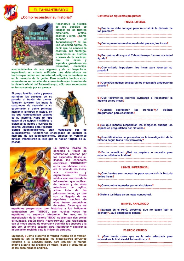 El tahuantinsuyo.lector