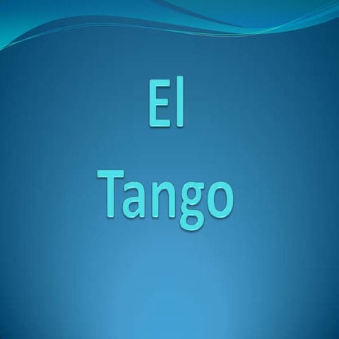 El tango spanish 2
