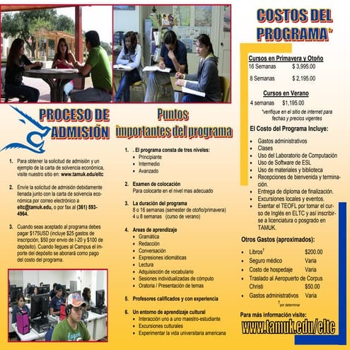 TAMUK ESL Brochure