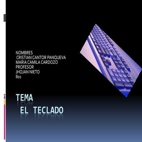 El teclado
