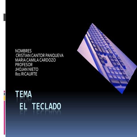 El teclado