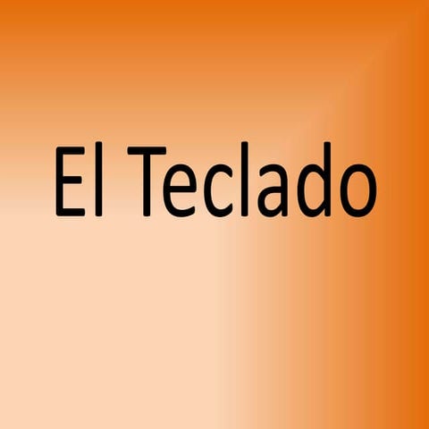 El teclado