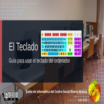 El teclado. Guía de uso del Teclado del Ordenador