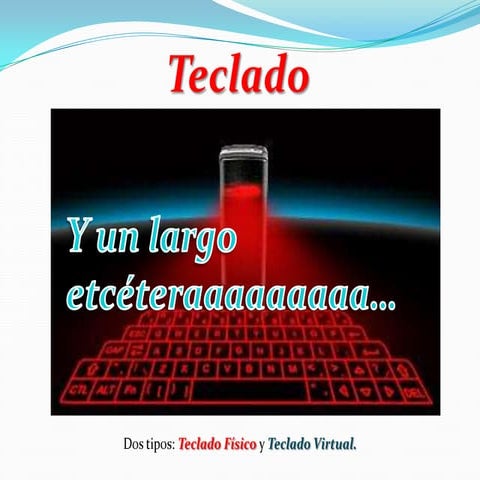 El teclado y sus partes
