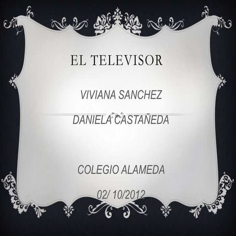 El televisor diapositivas