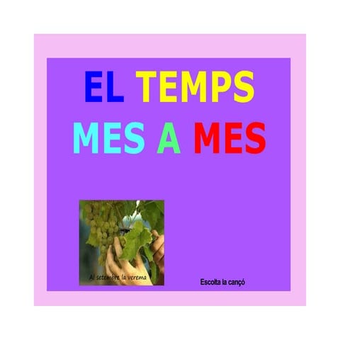 El temps mes a mes