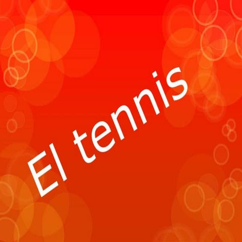 El tennis