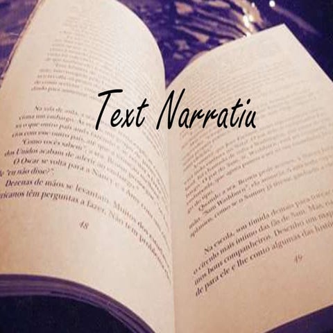 El text narratiu- M. Immaculada