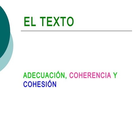 El texto