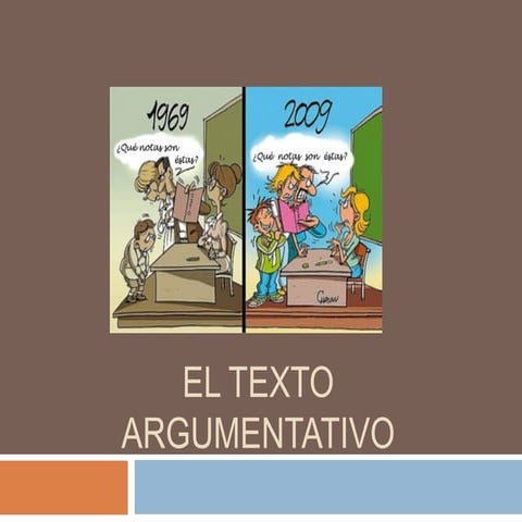 El texto argumentativo