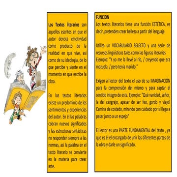 Ejemplo De Texto Literario Resultado De Imagen De Textos No Literarios