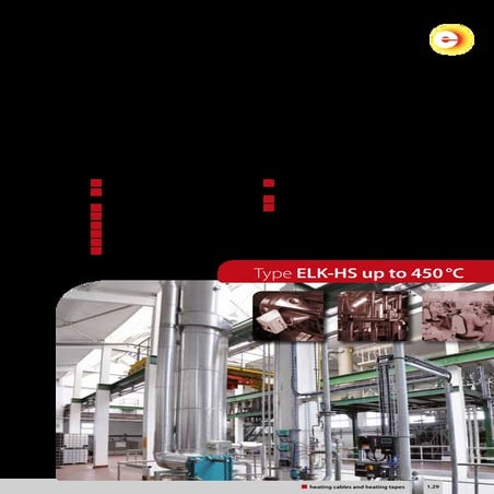Eltherm ELK-HS Heat Trace Cable - Spec Sheet