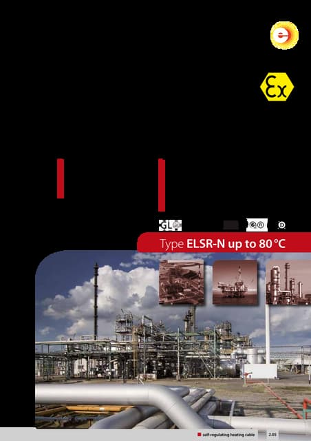 Eltherm ELSR-N Heat Trace Cable - Spec Sheet