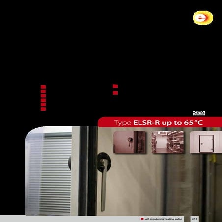 Eltherm ELSR-R Heat Trace Cable - Spec Sheet | PDF