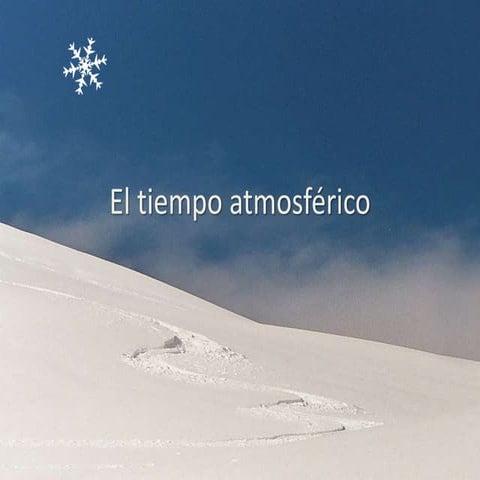 El tiempo atmosférico