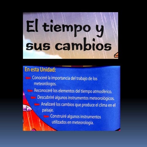 El Tiempo Y Sus Cambios