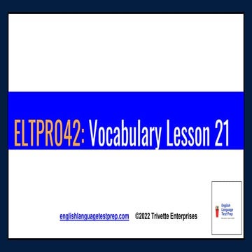 ELTPR042- Salubrious and 6 Misused English Word Pairs