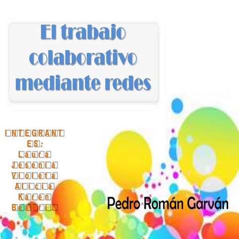 El trabajo colaborativo mediante redes