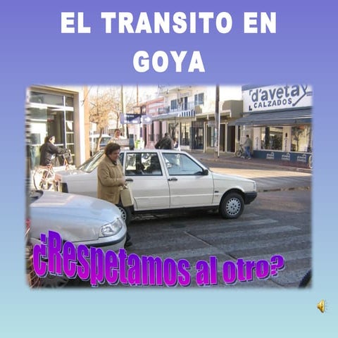 El transito en goya
