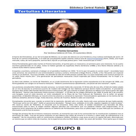 El tren pasa primero  de elena poniatowska