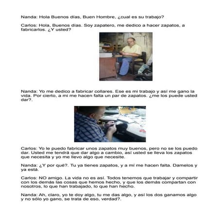 El trueque y el dinero 