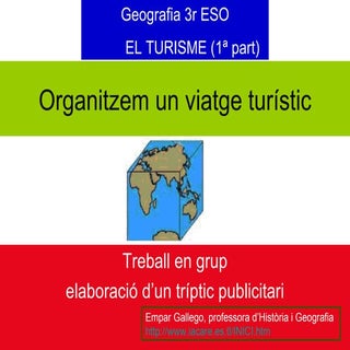 El turisme. Geografia 3r ESO