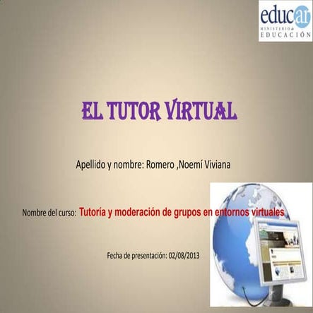 El tutor virtual