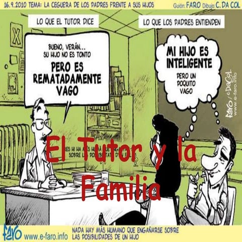 El tutor y la familia