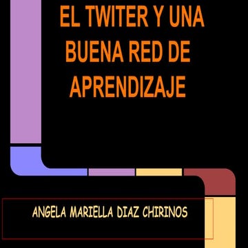 El twitter y una red de aprendizaje (1)