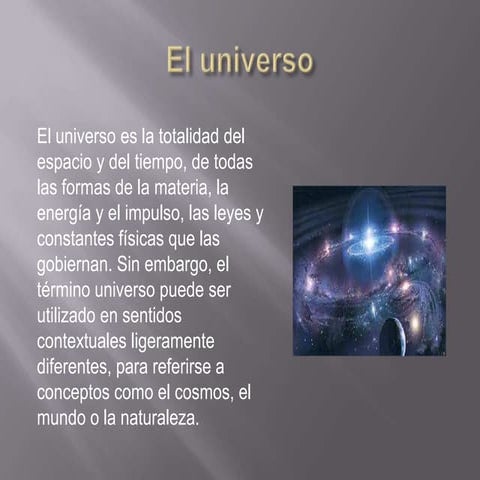 El universo