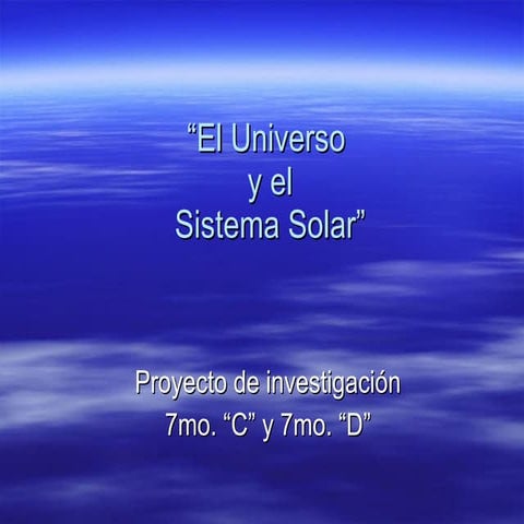 La vida en el universo | PPTX