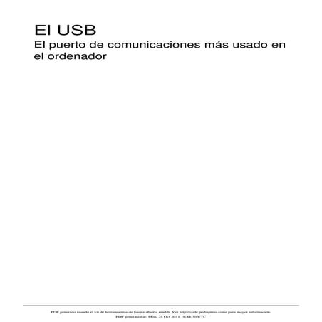 El USB | PDF
