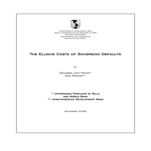 Elusive costs of sovereign defaults