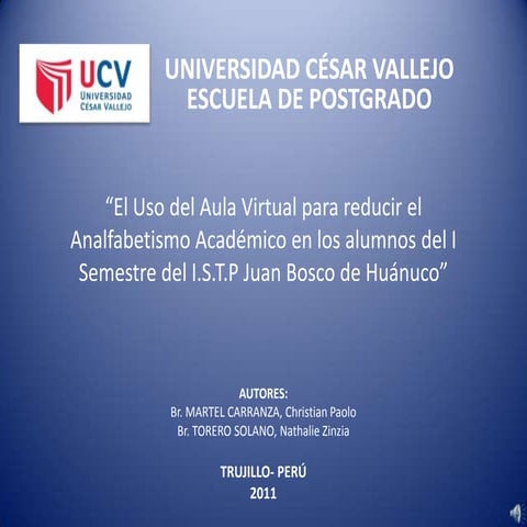 El Uso del Aula Virtual (Versión 2.0)