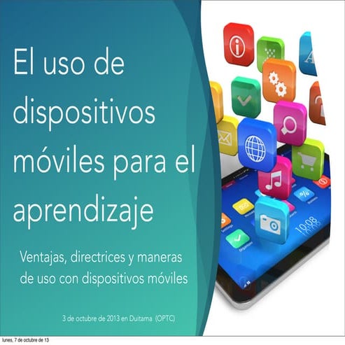 El uso del móvil para el aprendizaje