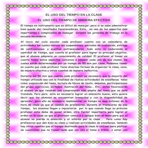 El uso del_tiempo_en_la_clase[1]