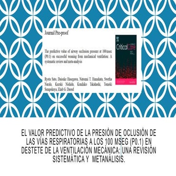 El valor predictivo de la presión de oclusión 1.pptx