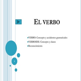 El verbo subordinado