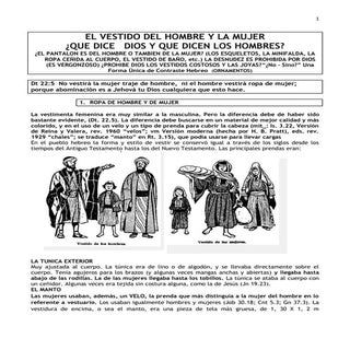 El vestido del hombre y la mujer ¿q...