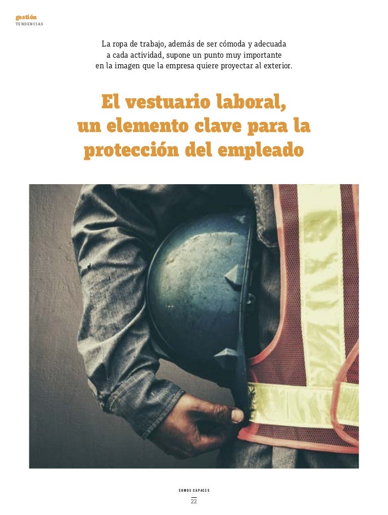 El vestuario laboral, un elemento clave para la protección del emplea…
