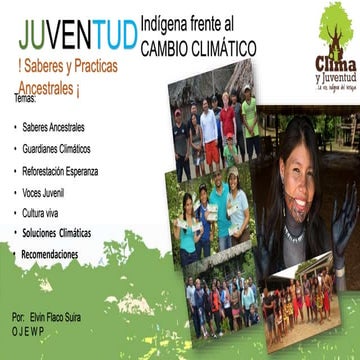 Juventud Indígena Frente al Cambio Climático