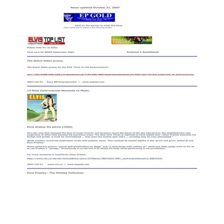 Elvis Collection Compilation