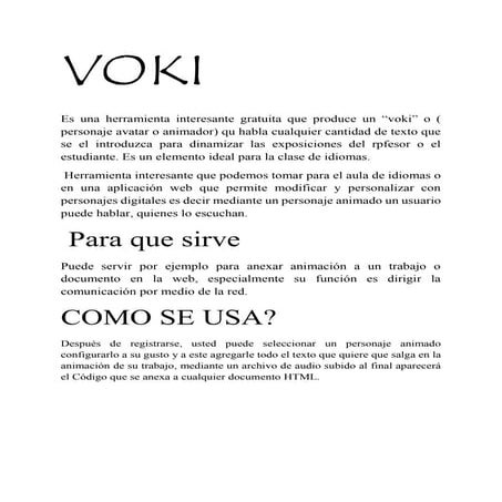El voki