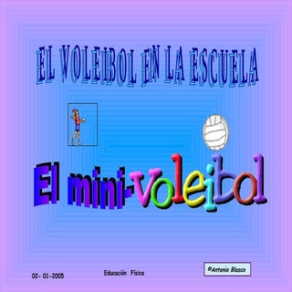 El Voleibol En La Escuela