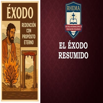 El libro de Éxodo resumido - Salida de Egipto