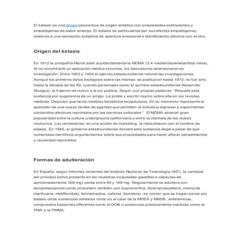 Extasis | PPTX
