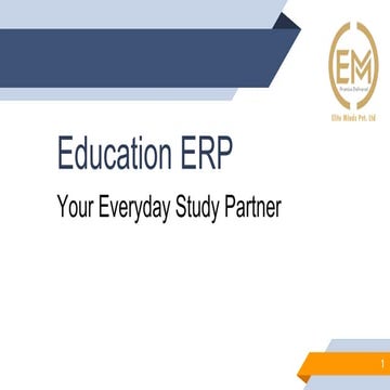 Education ERP Your Everyday Learning Partner