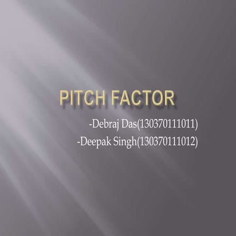 Em pitch factor | PPTX