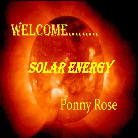 SOLAR ENERGY,RECENT ISSUES ON SOLAR